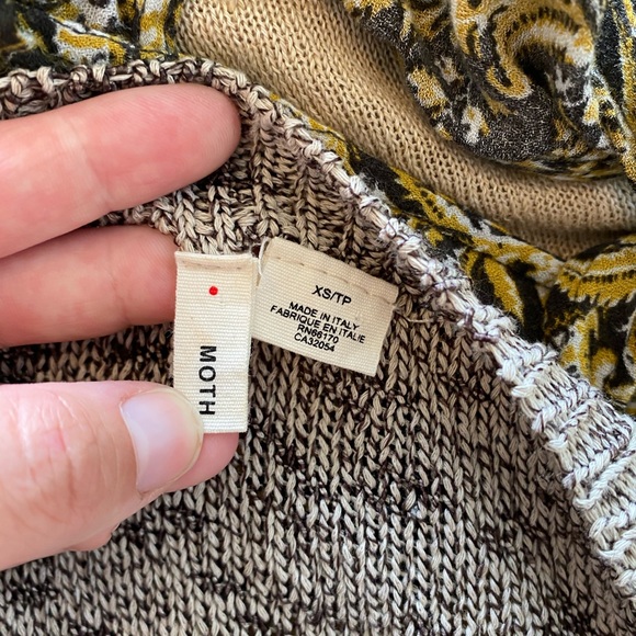 Anthropologie Moth Knit Boat Neck Peplum Sweater - Picture 9 of 9